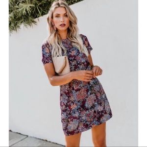 *New* Vici Collection Cranberry Fields Mini Shift